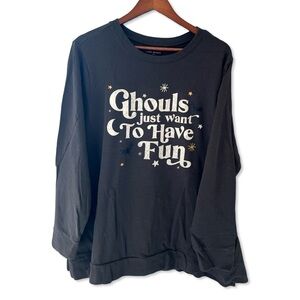 Lane Bryant, Ghouls Just Want To Have Fun Graphic Sweatshirt 3X (22/24)